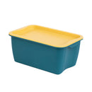 Axyaa Desktop Storage Box with Lid: Multifunction Organizer for Cosmetics, Makeup, and Sundries