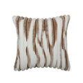 Luxury Coffee Plush Pillow Cover for Living Room Sofa Decor by Axyaa.