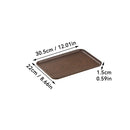 Axyaa Wood Grain Multi-functional Food Serving Tray