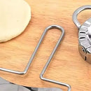 Axyaa Stainless Steel Jiaozi Maker & Dough Presser for Kitchen Cooking