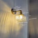 Axyaa Glass Copper LED Wall Lamp - Modern Nordic Design