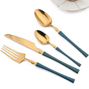 Axyaa Stainless Steel Tableware Set - Dinnerware for Home and Restaurant