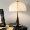 Axyaa Vintage Wooden Floor Lamp for Living Room and Bedroom LED Lighting
