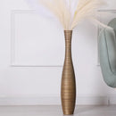 Axyaa Gold Resin Tall Floor Vase, 26 Inch, Living Room Decor