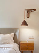 Axyaa Nordic Style Wind Wall Lamp for Bedroom and Aisle - Foldable and Retractable