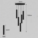 Axyaa Crystal Chandelier Stair Pendant Lamp Living Room Lights
