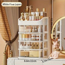 Axyaa Large Capacity Makeup & Jewelry Storage Box: Transparent, Multi-layer Desktop Organizer