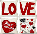 Axyaa Sweetheart Love Hug Pillowcase 45X45cm Home Sofa Décor Cover