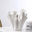 Axyaa Geometric Pleated Flowerpot & Three-dimensional Vase - Home Decor Accessory