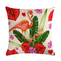 Axyaa Palm Leaf Green Seat Cover with Beautiful Flower Design for Sofa Decor
