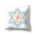 Axyaa Cartoon Eye Pattern Plush Cushion Cover 45x45cm Buddha Head Pillow Cover