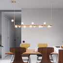 Axyaa Nordic Glass Chandelier Pendant Lamp for Modern Living Room Decor