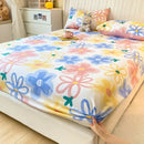 Axyaa Cotton Fitted Sheet | Breathable & Soft | Non-Slip | Customizable | 16 Sizes