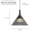 Axyaa Horn Shaped LED Pendant Lamp for Bedroom, Dining Room, and Bar Counter