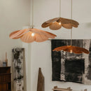 Axyaa Linen Pendant Light Chandelier Stairs Hanging Lamp Suspend Light