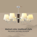 Axyaa Luxury Cloth Cover Chandelier for Living Room, Dining & Bedroom