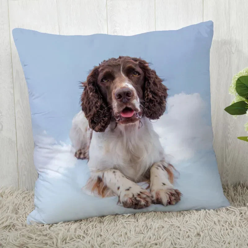 Axyaa Cocker Spaniel Sofa Cushion Cover - Creative and Simple Home Decor