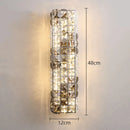 Modern Crystal Wall Lamp for Home & Hotel Spaces | Axyaa Luxury LED Lighting