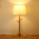 Axyaa Wooden Tripod Floor Lamp for Living Room Bedroom Studio Restaurant