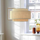Axyaa Nordic Fabric Chandelier - Modern Minimalist Lighting Fixture
