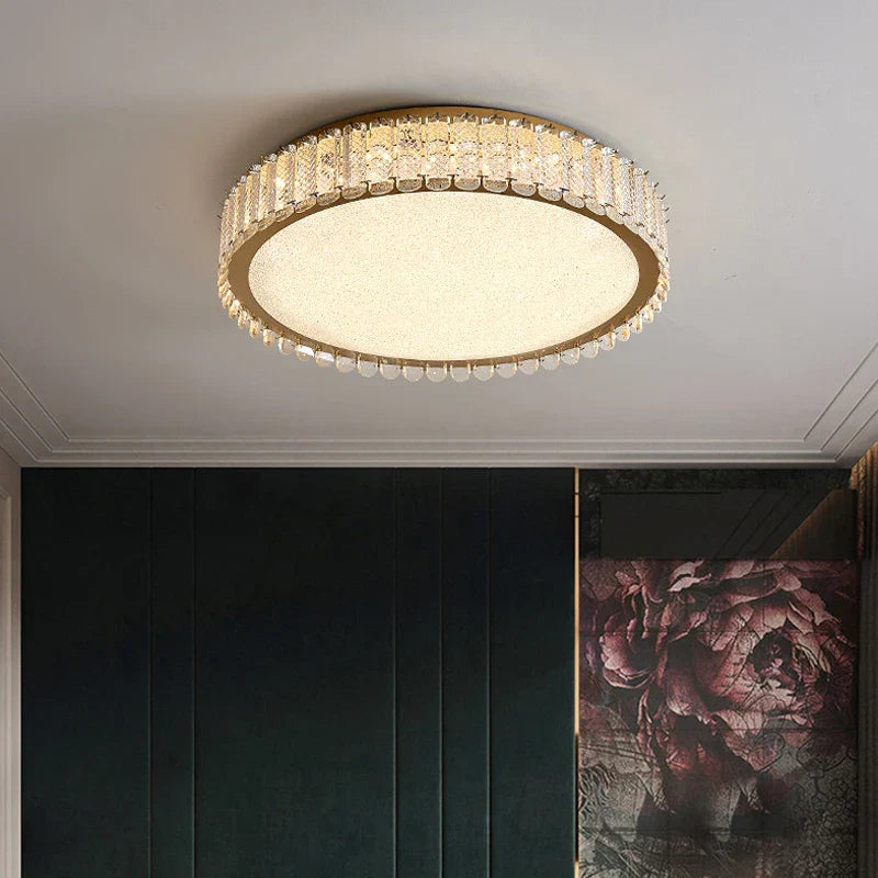 Axyaa Modern Crystal LED Ceiling Light for Living Room, Bedroom, Kitchen and Dining Decor