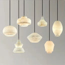 Axyaa Marble LED Pendant Chandelier for Home Restaurant Bar Bedroom Lighting