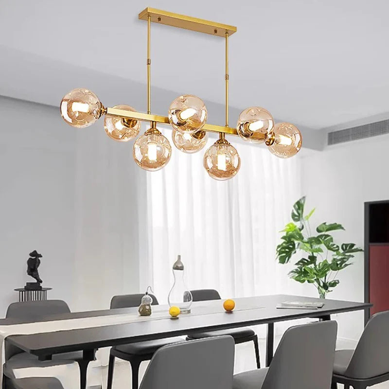 Axyaa Modern LED Pendant Chandeliers for Living & Dining Room Lighting