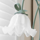 Axyaa Vintage Green Glass Sconces Floor Lamp