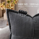 Axyaa Corduroy Striped Pillow Covers 45x45CM