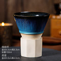 Axyaa Retro Coarse Pottery Coffee Cup - Creative Kiln Ceramic Latte Cup