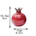 Axyaa Pomegranate Ceramic Vase - Decorative Dried Flower Hydroponic Artistic Vessel