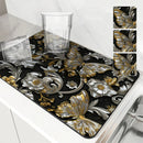 Axyaa Absorbent Kitchen Drying Mat for Tableware Drying and Decor