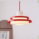 Axyaa Red Glass Chandelier Pendant Light for Restaurant, Bar, Cafe & Living Room