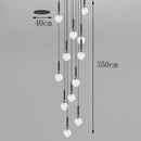 Axyaa Modern LED Pendant Chandeliers for Living Room Dining Room Indoor Lighting