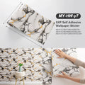 Axyaa Meteorite Stone Sxp Self-Adhesive Marble Wall Sticker - Thickened Indoor Roll