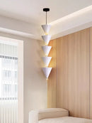 Axyaa Modern Long Line Chandelier Pendant Light for Bedroom
