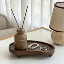 Axyaa Nordic Wood Decorative Tray for Home and Kitchen Organization