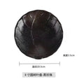 Axyaa Round Leaf Tree Ceramic Plate - Restaurant & Home Snack Vegetable Fruit Tray