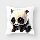 Axyaa Cute Animal Print Cushion Cover 45x45cm for Home Sofa Décor