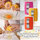 Axyaa Egg Shell Opener & Peeler Set for Easy Egg Cracking and Separating