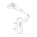 Axyaa Telescopic Long-arm Ceiling Lamp - Single/Double-head Chandelier