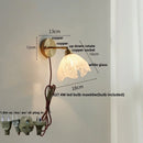 Axyaa Blue Glass Wall Sconce Nordic Modern Rotate Stair Light