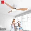 Axyaa Modern Ceiling Fan Light 6 Speeds Remote Control Bedroom Decor