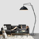 Nordic LED Fabric Floor Lamp Standing Light for Home Decor by Axyaa