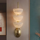 Axyaa Luxury Marble Copper Wall Lamp for Bedroom Living Room Dining Room