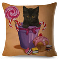 Axyaa Cartoon Dog Linen Pillowcase 45*45cm