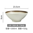 Axyaa Large Ramen Bowl, Japanese Style Ceramic Soup Bowl, Creative Tableware