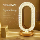 Axyaa Crystal Touch Dimming Night Light for Girls Room, USB LED Table Lamp