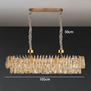 Axyaa Crystal Chandelier, Luxury Living Room Dining Room Ceiling Light