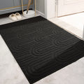 Axyaa Grey Welcome Door Mat: Absorbent, Non-Slip, Stain & Fade Resistant